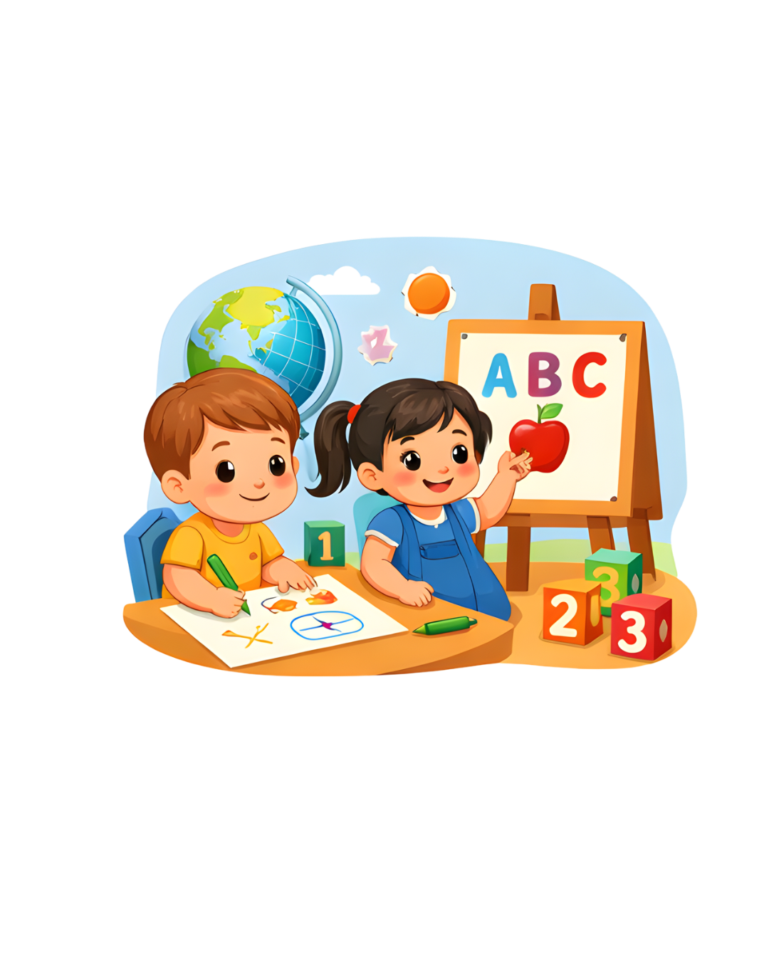 Junior KG illustration